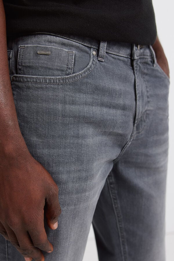 Springfield Dark grey skinny fit jeans grey