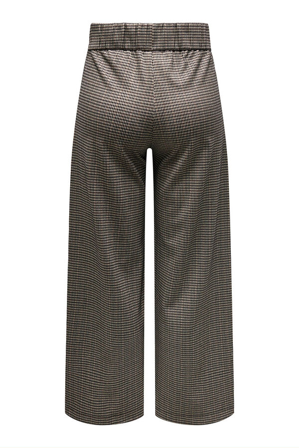 JDY Wide-leg long trouser Braon