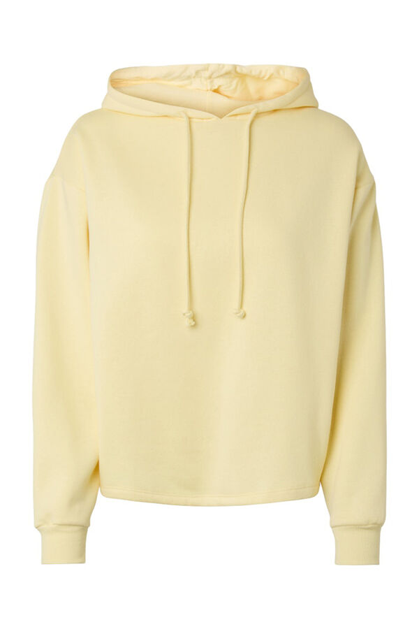 Pieces Basic hooded sweatshirt printed