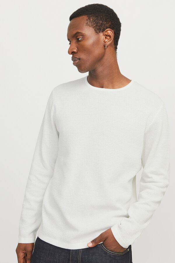 Jack & Jones Regular fit jumper white