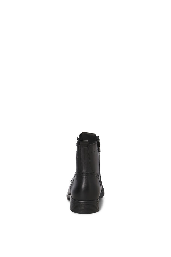 Jack & Jones Leather ankle boots black