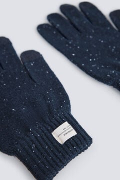 Springfield Neps jersey-knit gloves