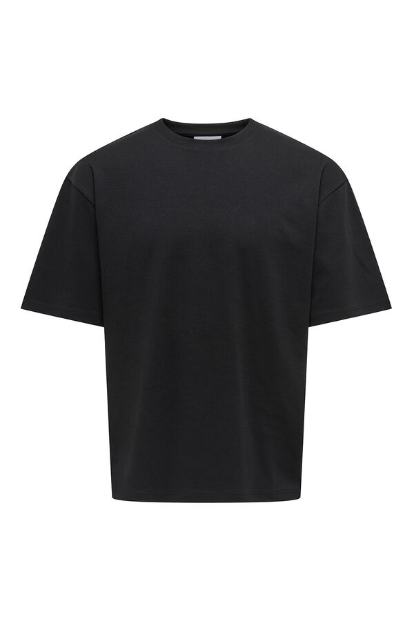 Only & Sons Camiseta oversized manga corta negro