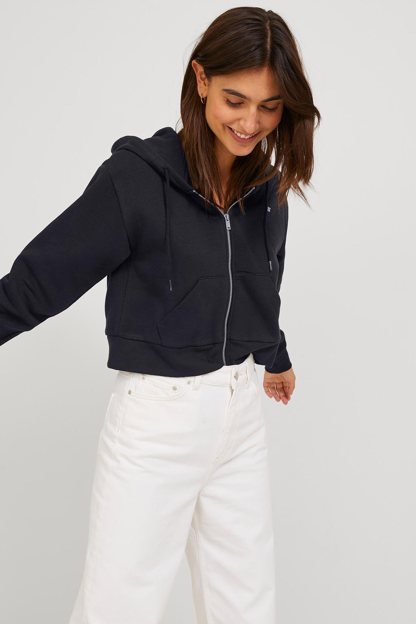 Jack & Jones Sweatshirt crop com capuz