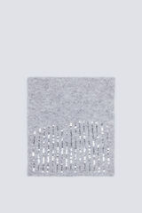 Springfield Positional sequin scarf grey