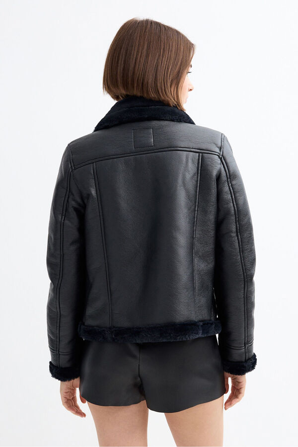 Inside Cazadora Doble Faz negro