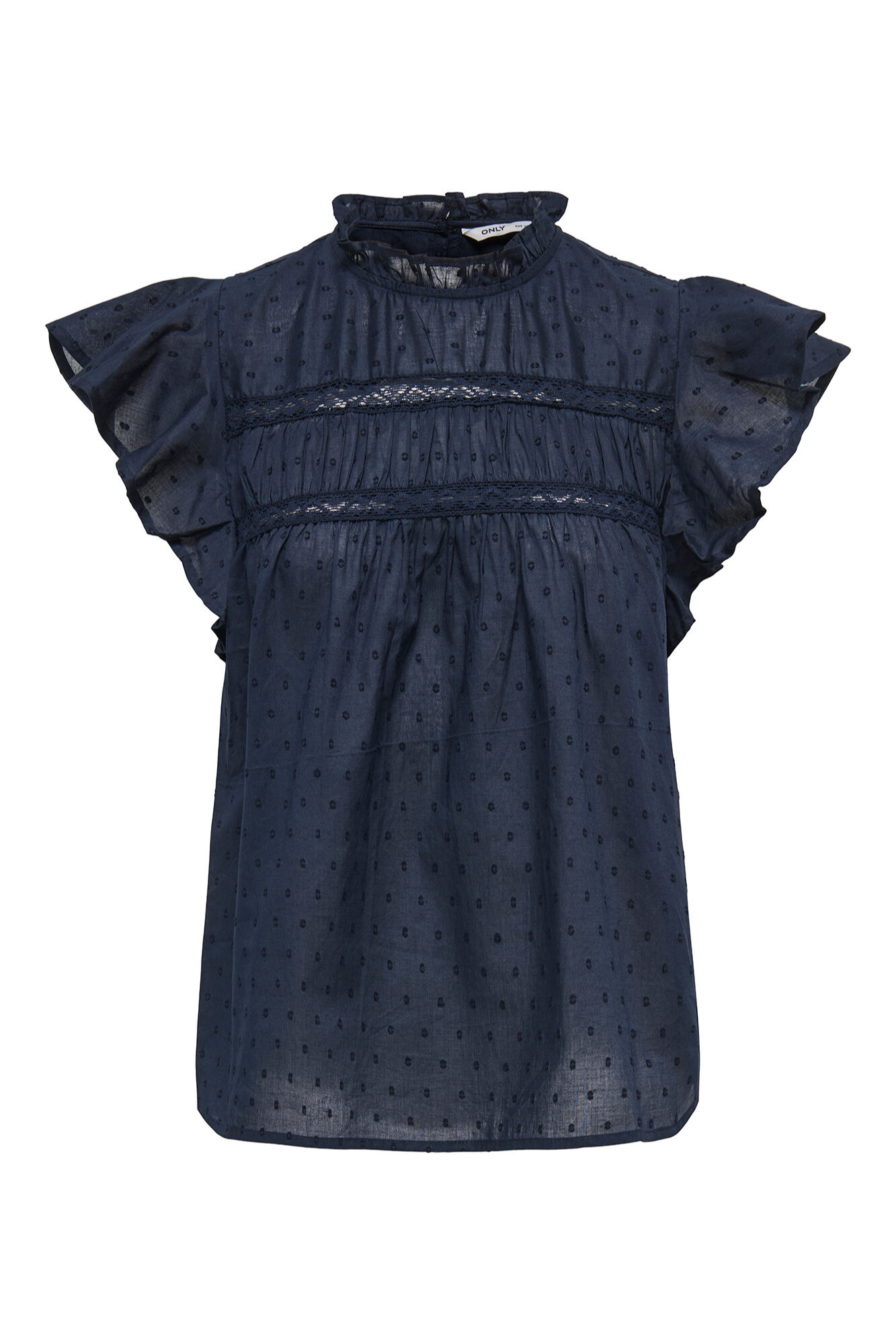 Only Romantische Plumetis-Bluse
