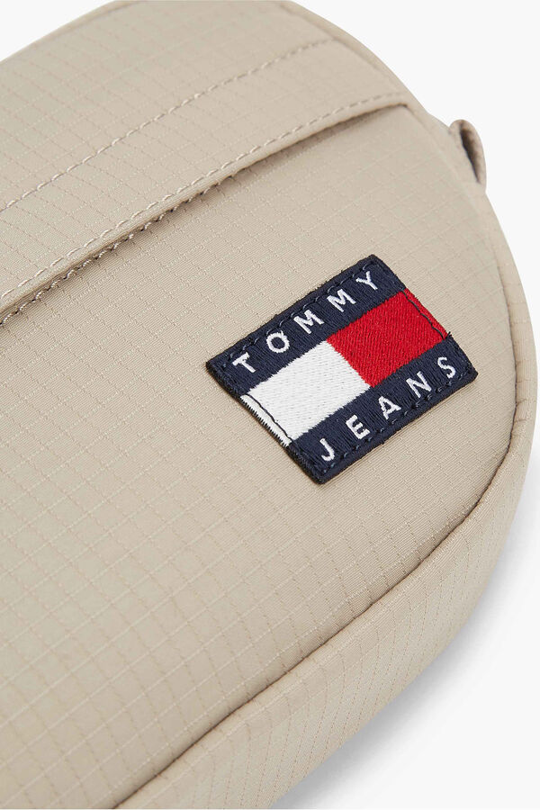 Tommy Jeans Logo bum bag beige