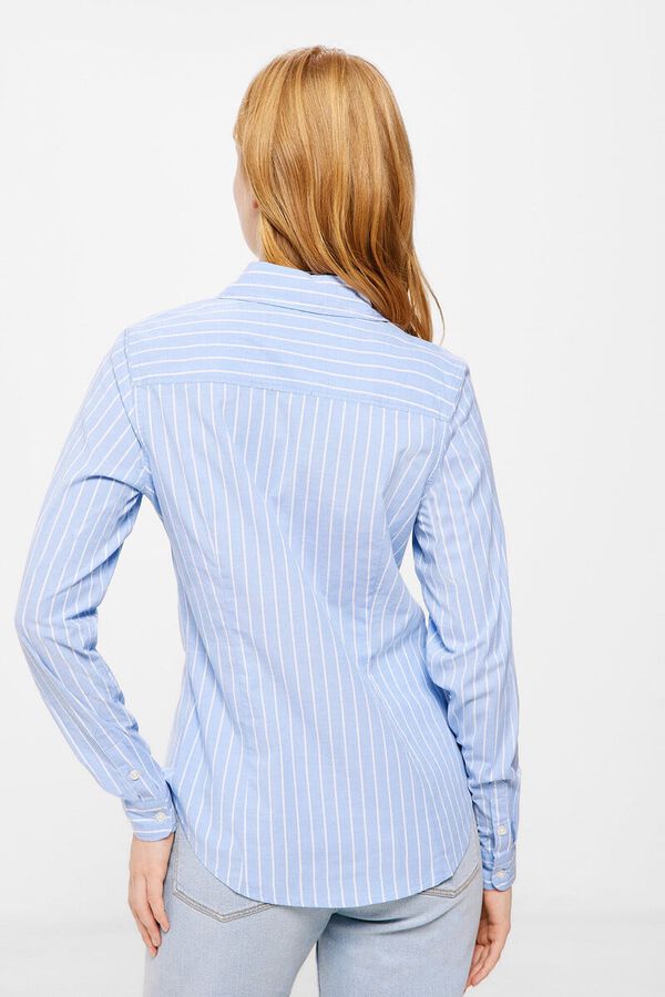 Springfield Tailored cotton blouse print