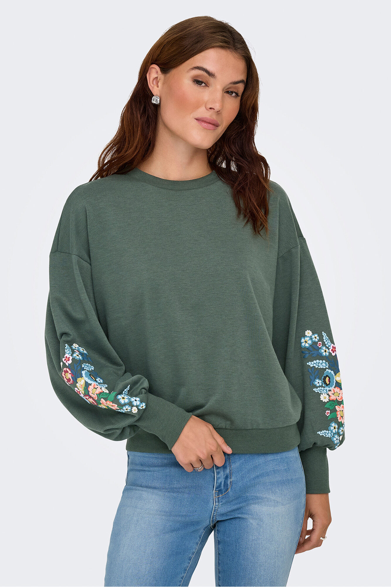 Only Sudadera cuello redondo