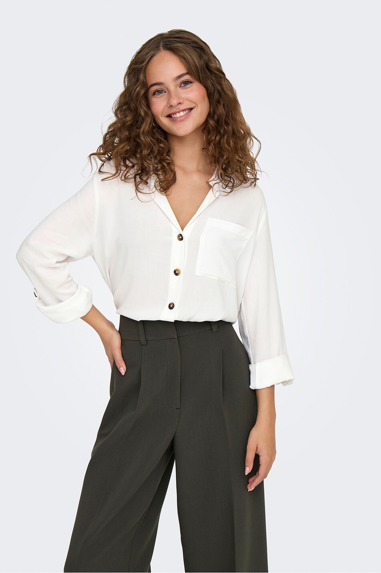 JDY Camisa manga larga fluida