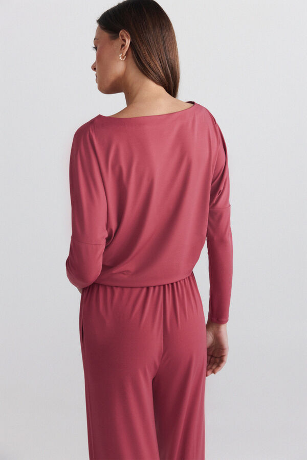 Springfield Batwing long sleeve T-shirt pink