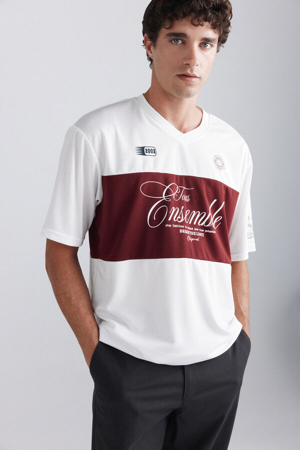Springfield Football T-shirt beige
