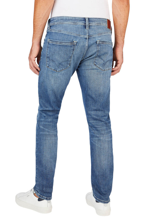 Springfield Stanley tapered fit jeans bleuté