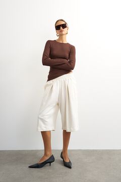 Topshop Top canal&eacute; fruncido