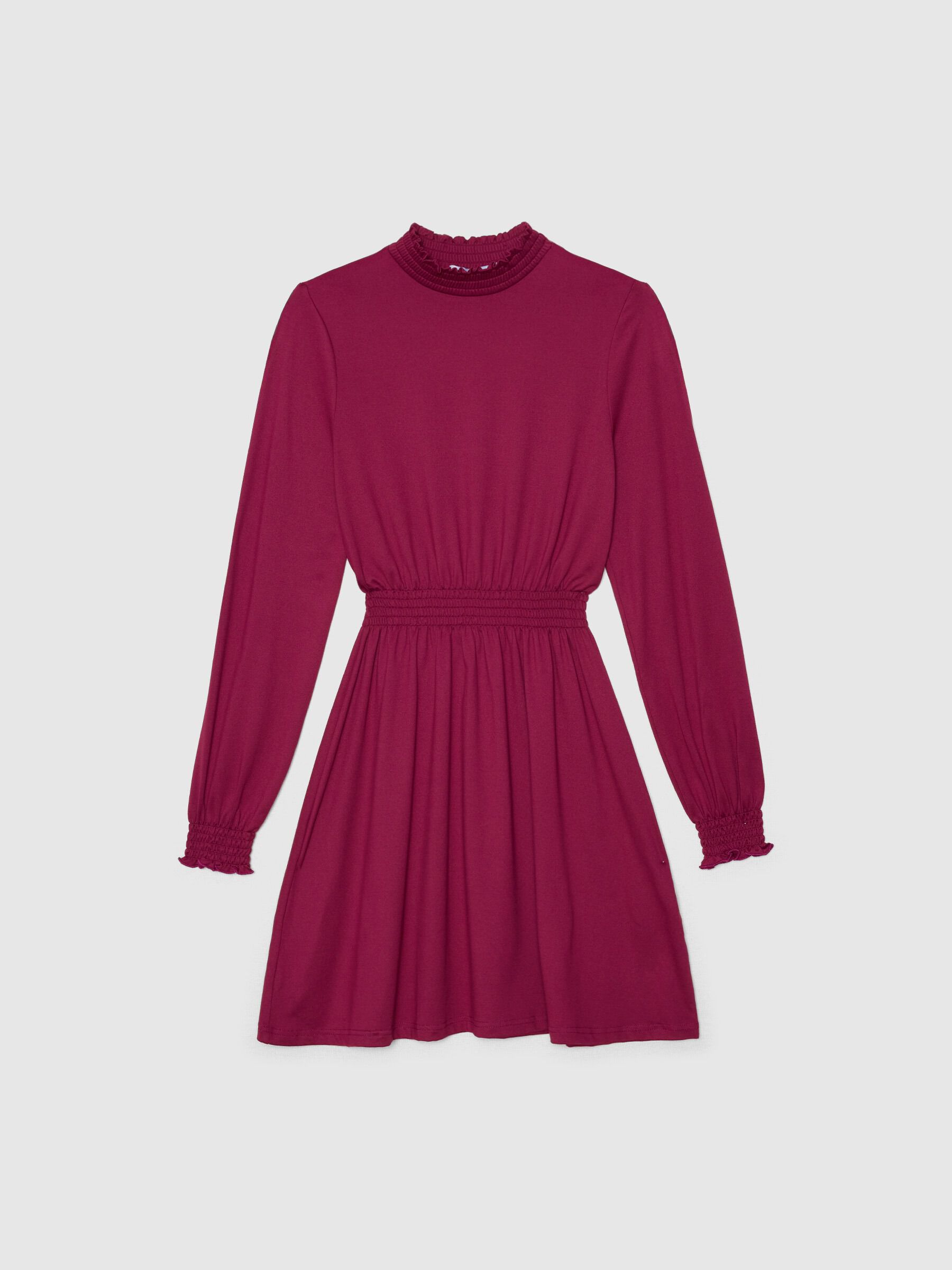 Inside Vestido Manga Larga Cuello Sub