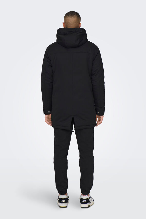 Only & Sons Hood parka black