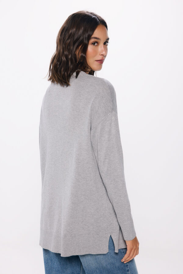 Springfield Plain open cardigan gray