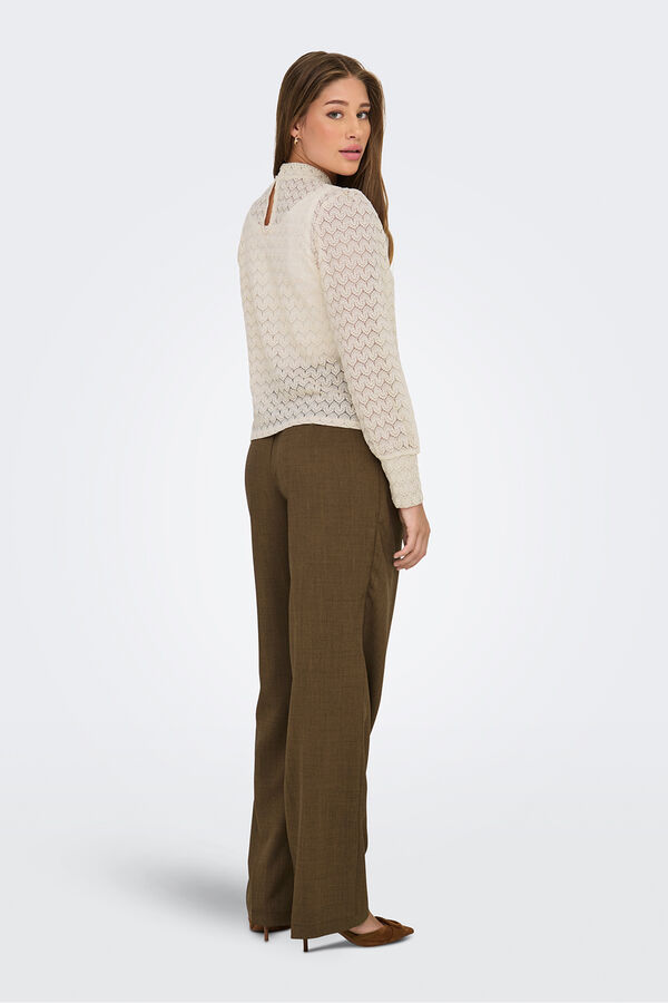 JDY Lace blouse grey