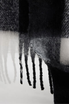 Inside Bufanda cuadros negro