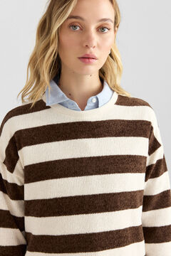 Springfield Striped fine knit jumper