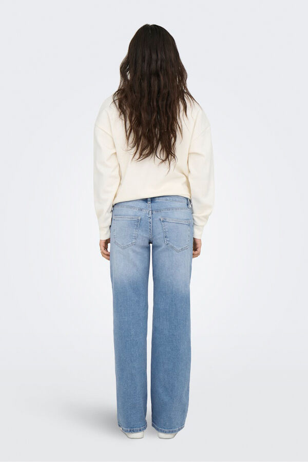 Only Jeans wide azul
