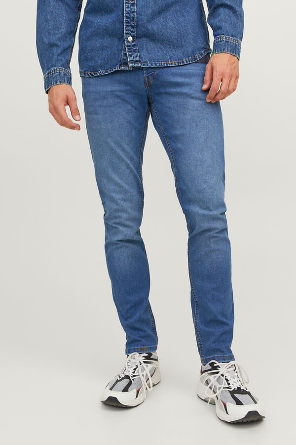 Jack & Jones Washed effect slim fit jeans blue