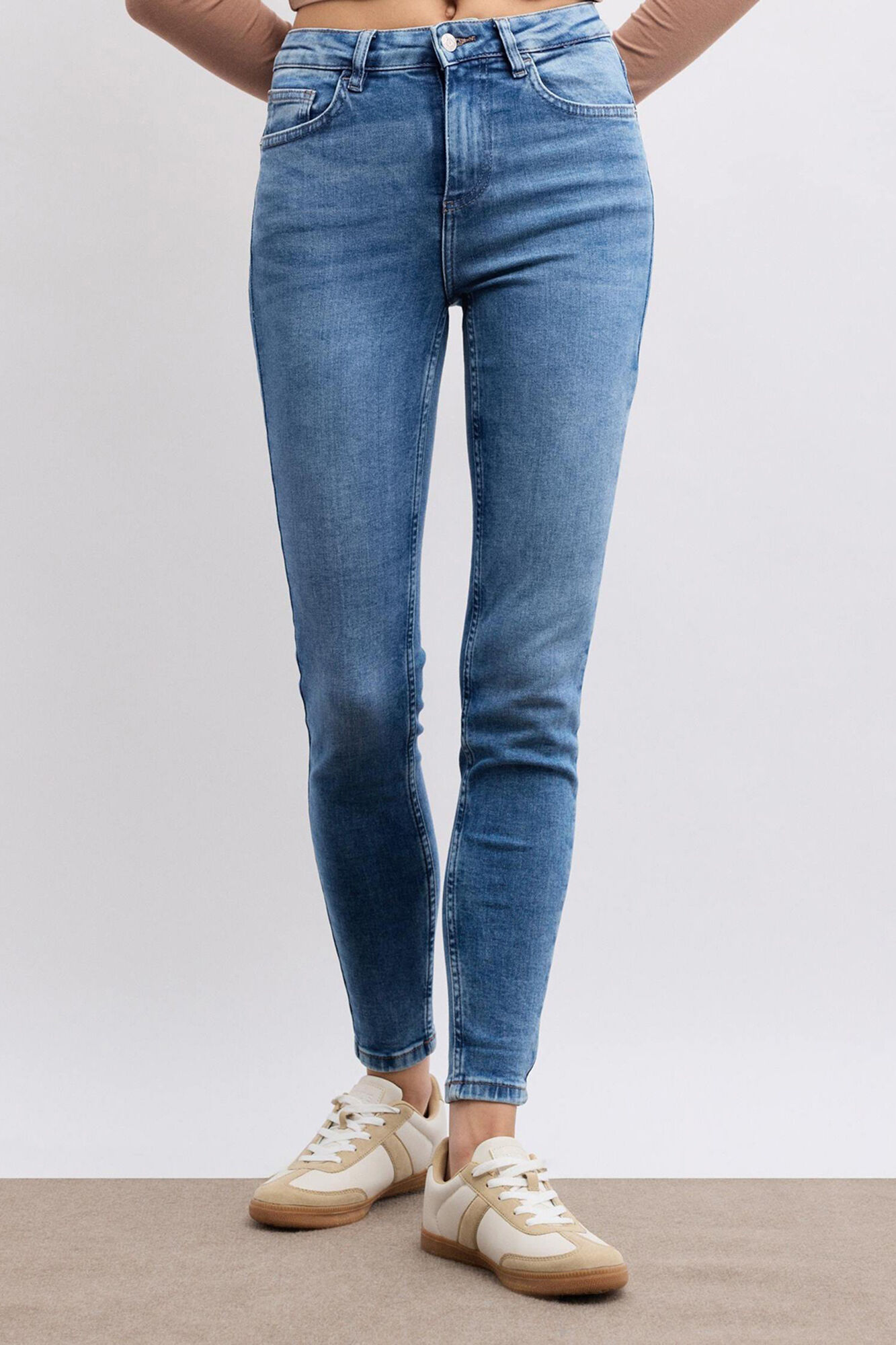 Inside Basic Skinny Mid- Zuglasche Jeans
