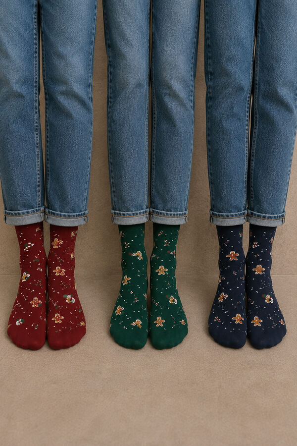 Name it Christmas socks pack 3 blue