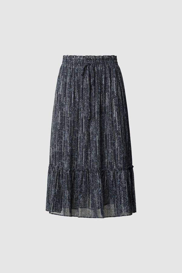 Pepe Jeans Saia longa com estampa floral azul