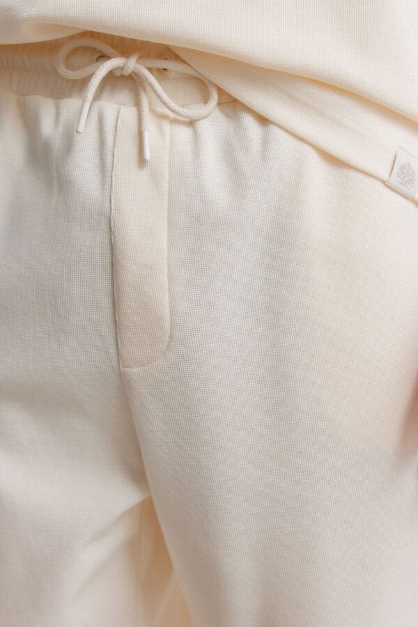 Springfield Waffle Bermuda shorts white