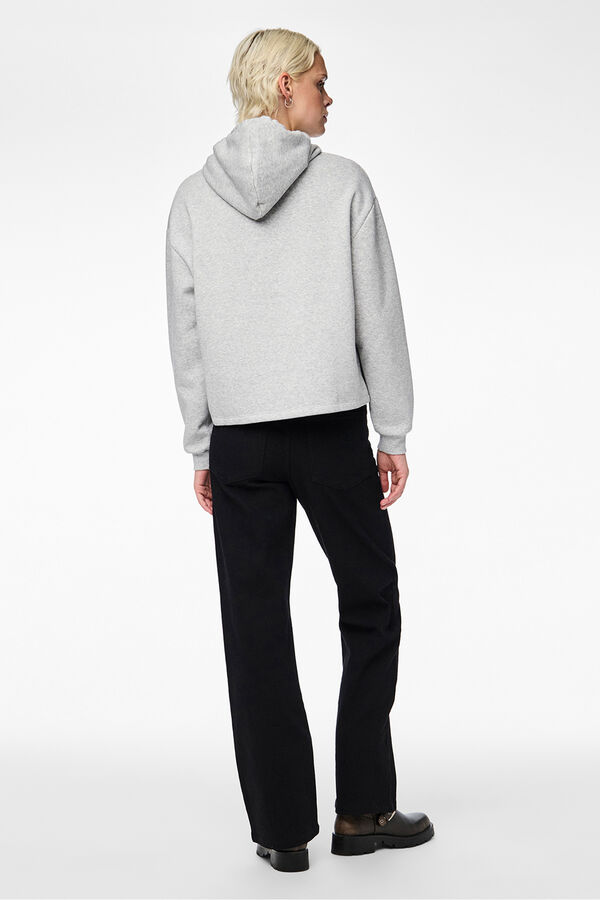 Pieces Essential sweatshirt grey