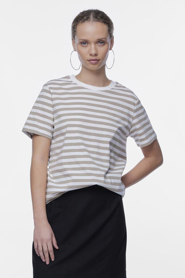 Pieces Basic T-shirt nude