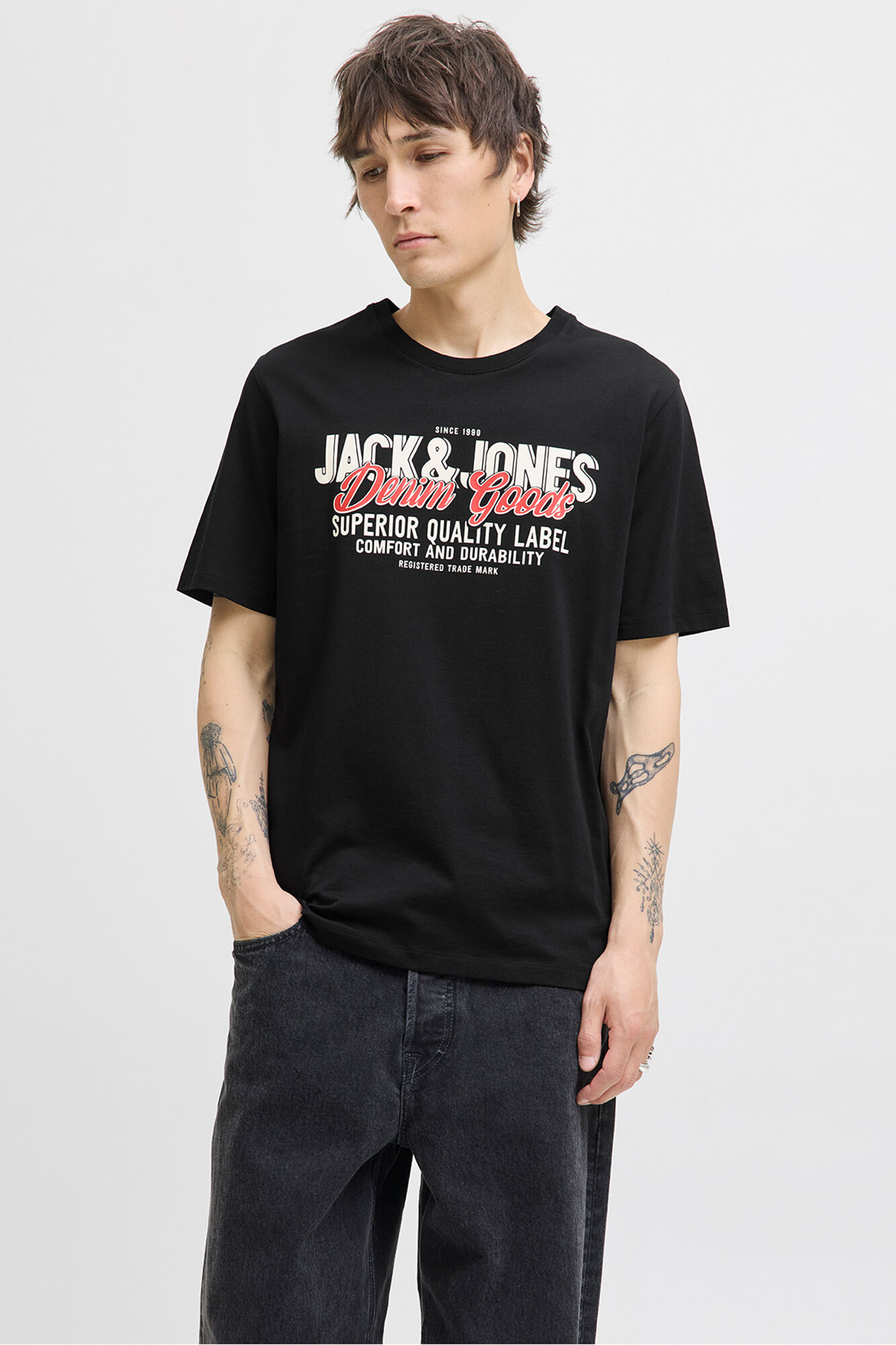 Jack & Jones Bedrucktes T-Shirt mit normaler Passform