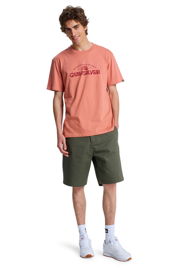 Quiksilver Short-sleeved T-shirt red