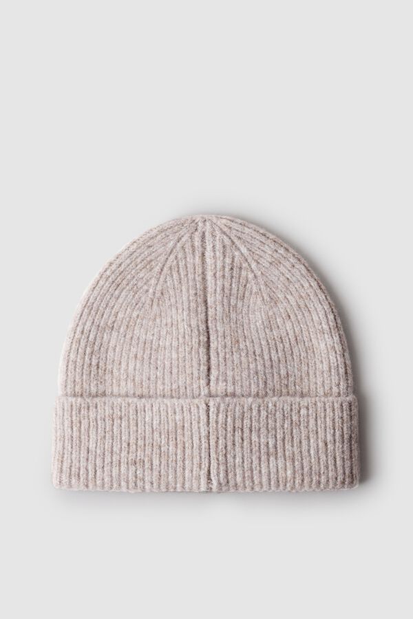 Pepe Jeans Gorro de punto con pomp&oacute;n rosa