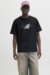 Jack & Jones Regular fit T-shirt Crna