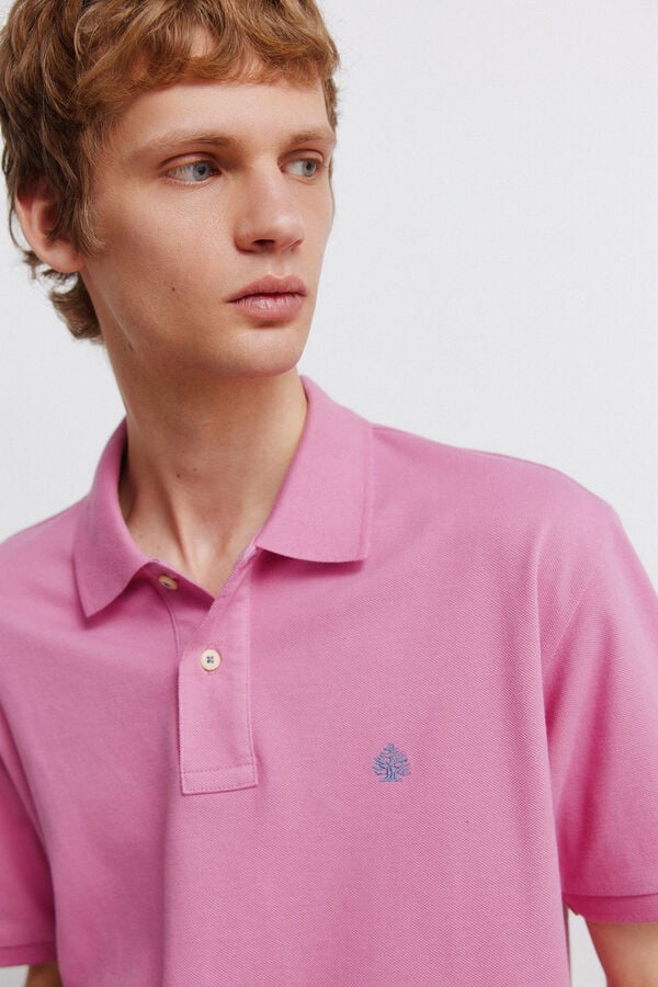 Springfield Polo basique Springfield regular fit rose