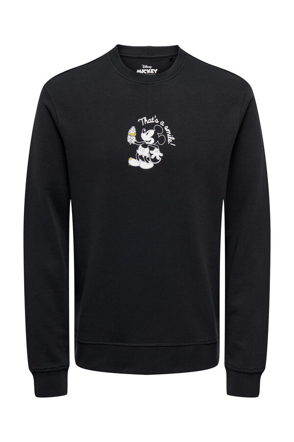 Springfield Sweatshirt Disney Mickey schwarz