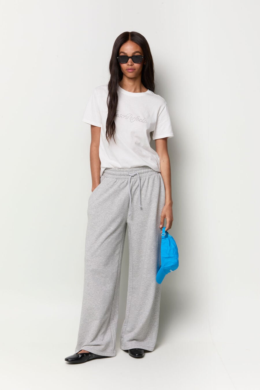 Pantalón jogger wide leg