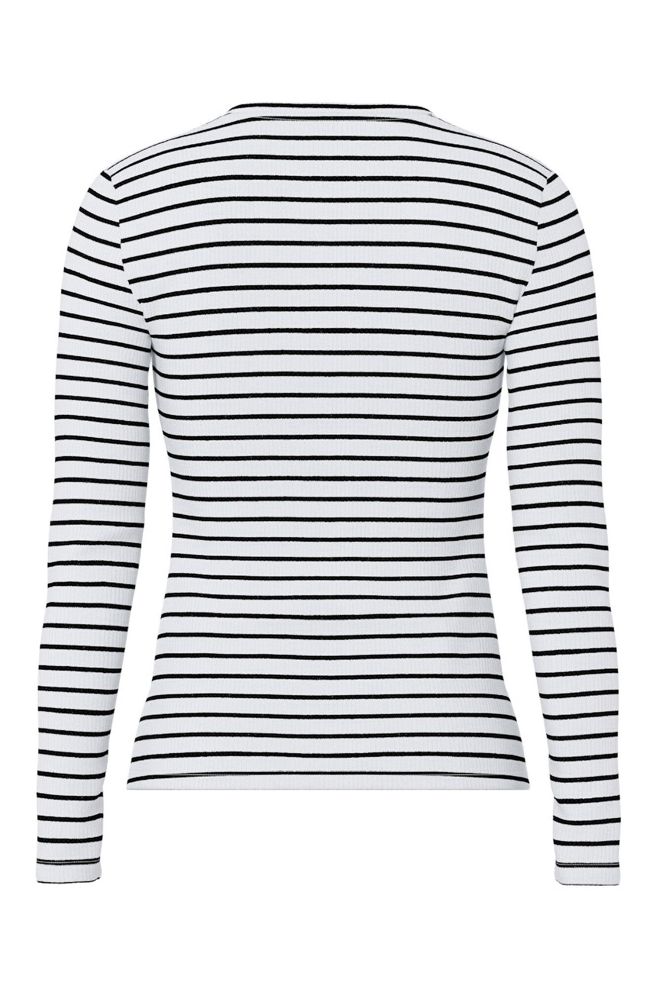 Pieces Lang&auml;rmeliges Streifen-T-Shirt