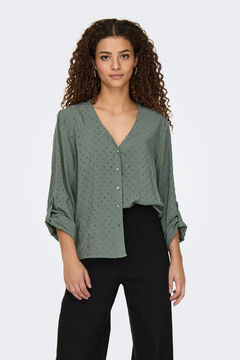 JDY Blusa manga larga plumeti