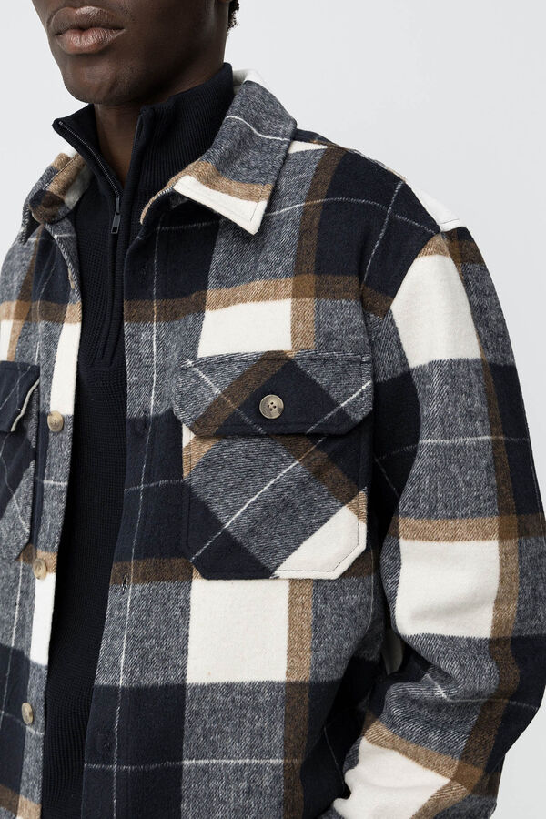 Tiffosi &Uuml;bergro&szlig;es Hemd Blau