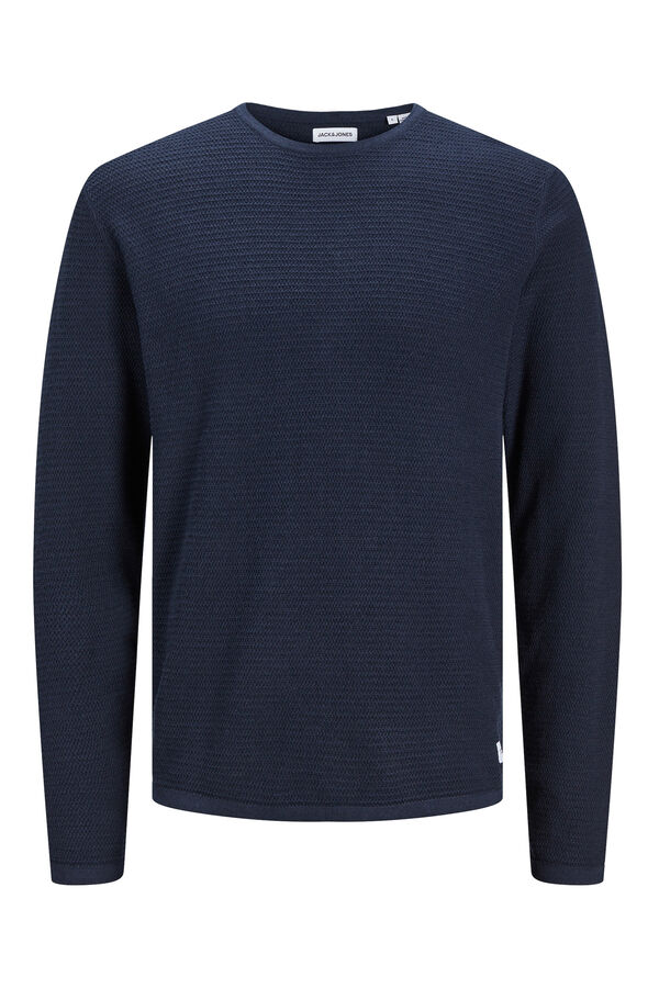 Springfield Jersey-knit jumper tamno plava