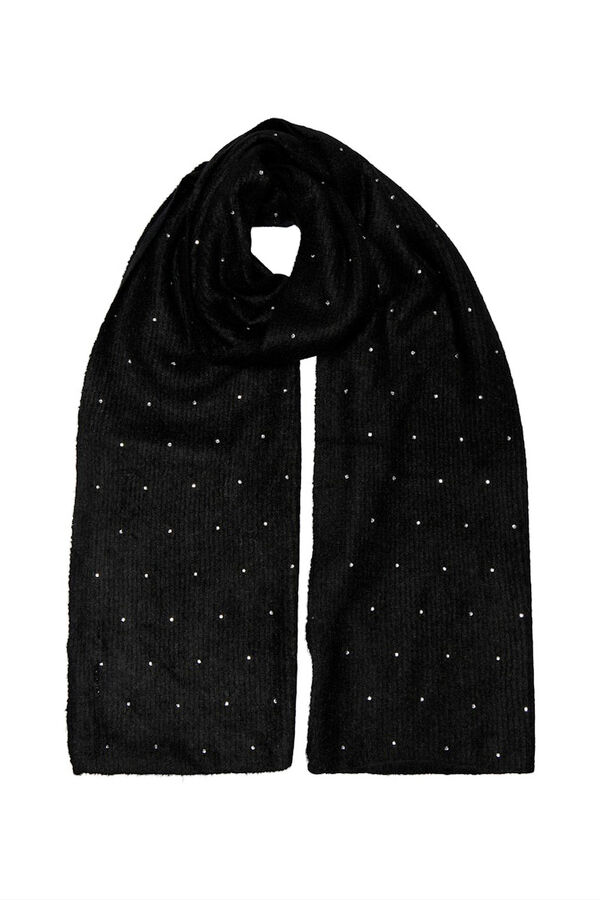 Only Bufanda con glitter negro
