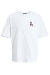 Jack & Jones T-shirt back print bege
