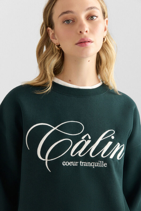 Springfield Printed sweatshirt green