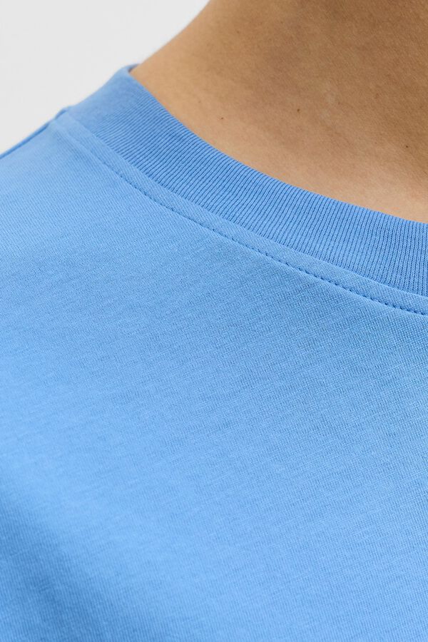 Jack & Jones T-shirt com estampado na frente azul
