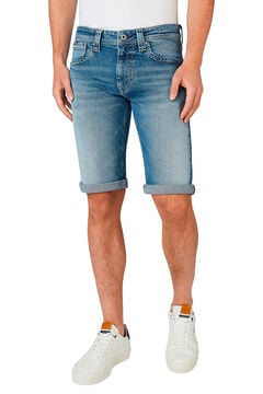 Springfield Hatch denim Bermuda shorts.  bluish