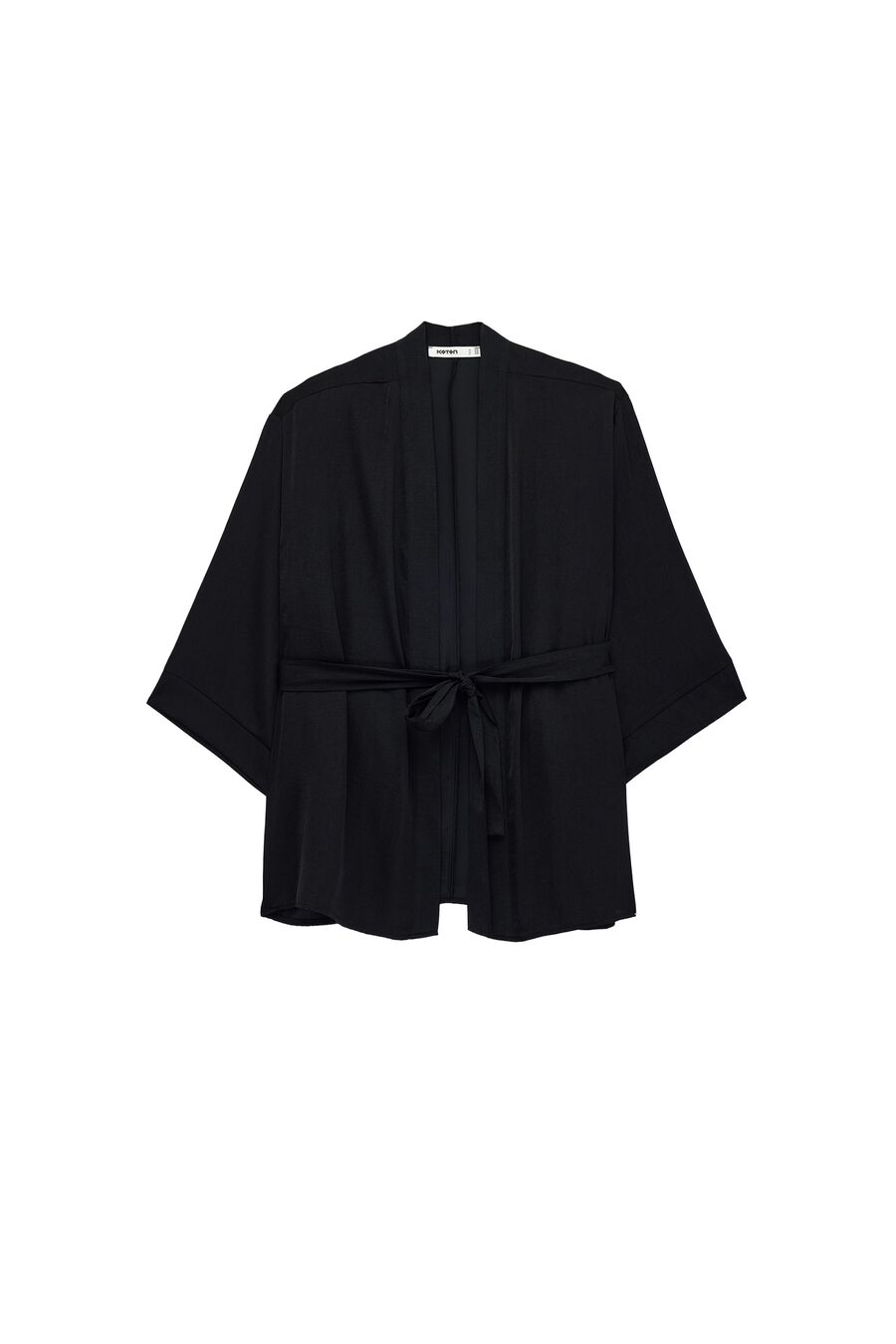 Kimono cruzado de manga larga